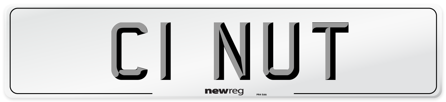 C1 NUT Number Plate from New Reg